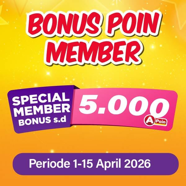 Banner Bonus Poin Member Alfamart Alfamart