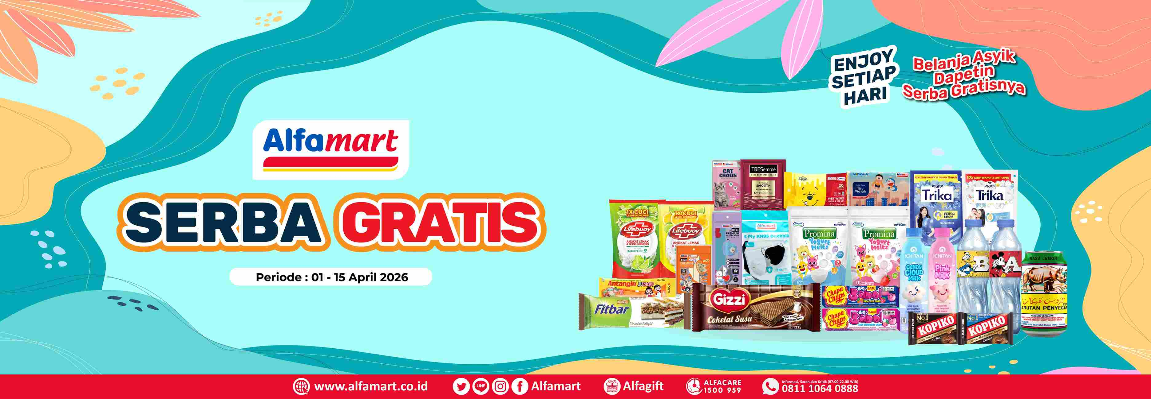 Banner promo PROMO SERBA GRATIS Alfamart