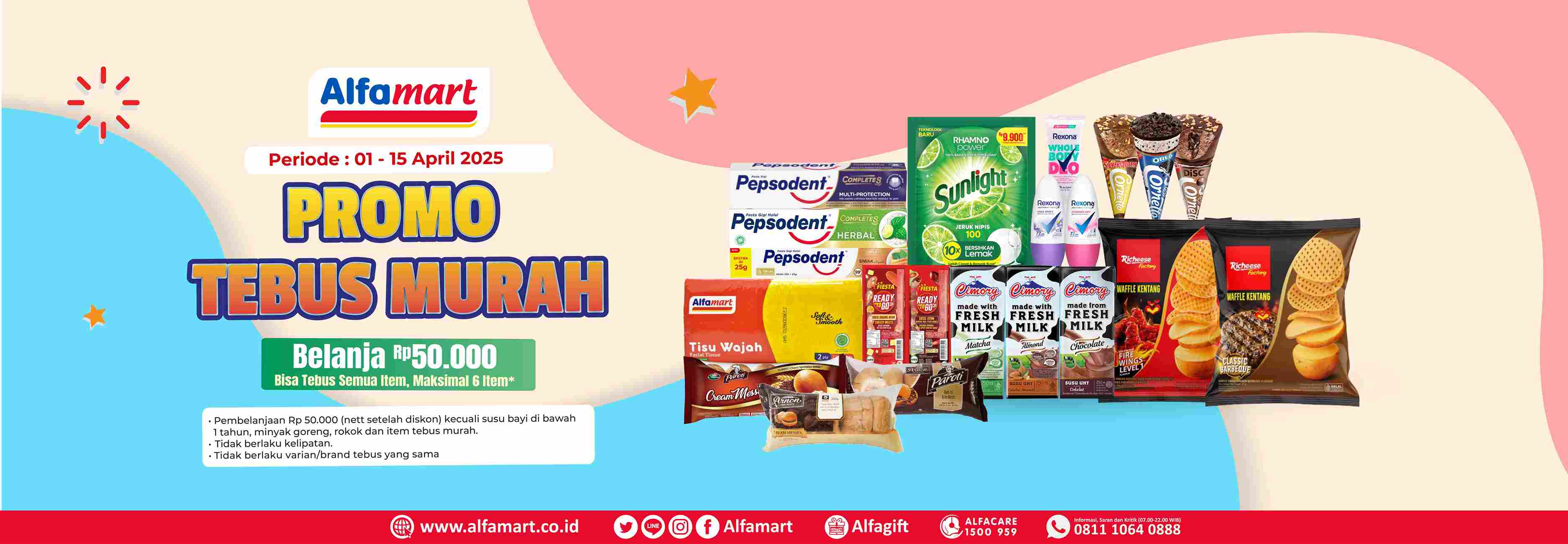 Banner promo Promo Tebus Murah Alfamart