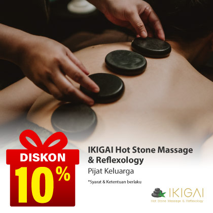 Special Offer IKIGAI HOT STONE MASSAGE & REFLEXOLOGY