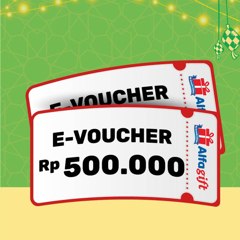 Icon reward E-Voucher Alfagift Rp500.000