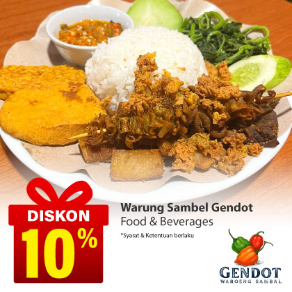 Special Offer WAROENG SAMBAL GENDOT