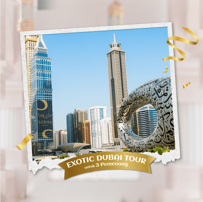 Icon reward Kupon Undian Exotic Dubai Experience